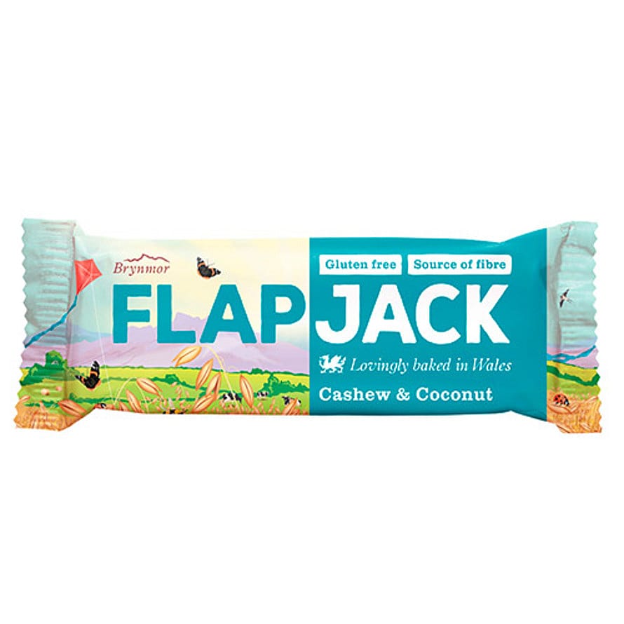 Brynmor Flapjack Cashew og kokos 80 g
