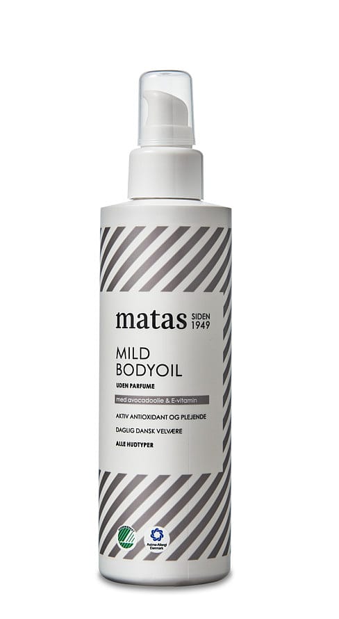 Matas Striber Mild Bodyoil Uden Parfume 200 ml