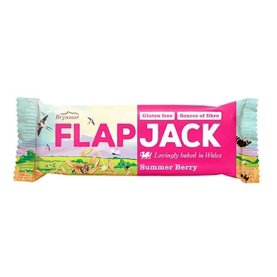 Brynmor Flapjack Sommerbær 80 g