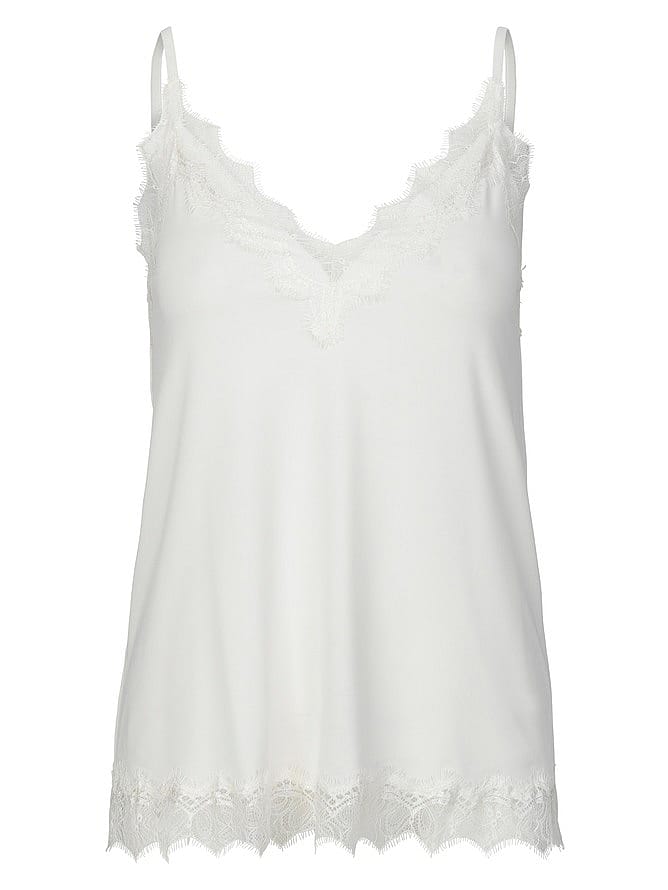 Rosemunde Strop Top Ivory 38