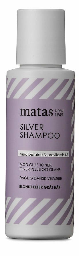 Matas Striber Silver Shampoo til Gråt og Blondt Hår 75 ml