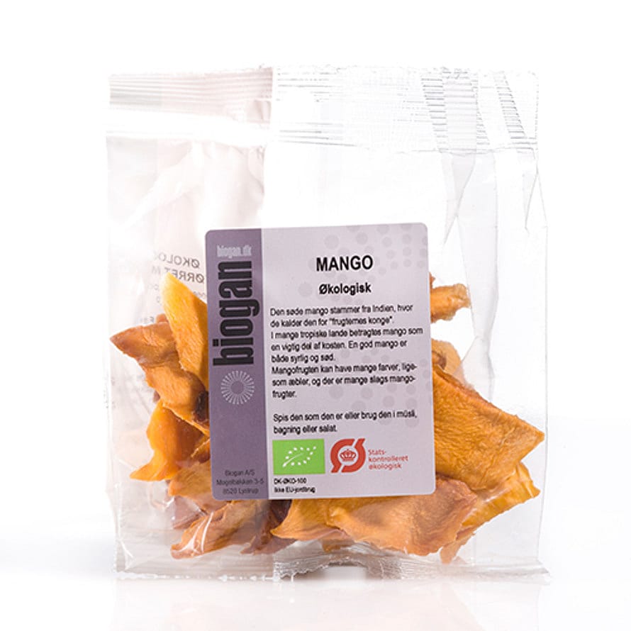 Biogan Mango tørret Ø 75 g