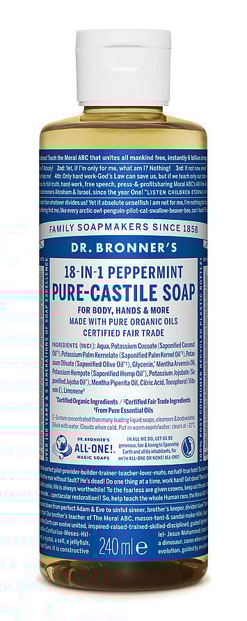 Dr. Bronner's Castile Soap Peppermint 236 ml