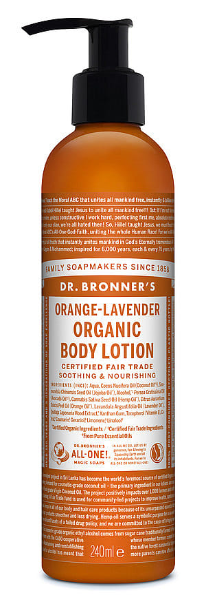 Dr. Bronner's Lavender Coconut Organic Hand & Body Lotion 240 ml