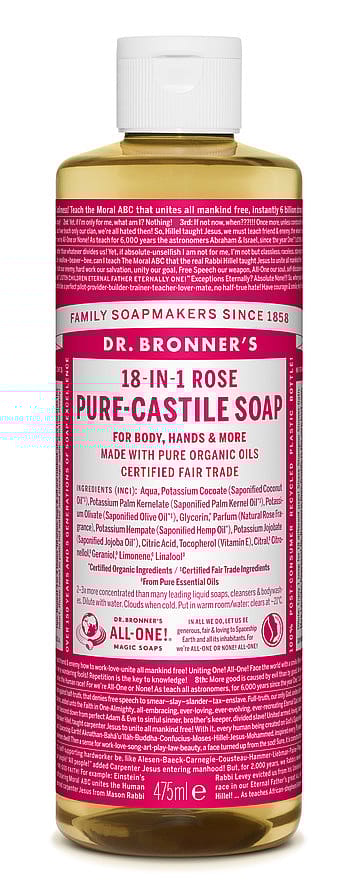 Dr. Bronner's Rose Liquid Soap 473 ml