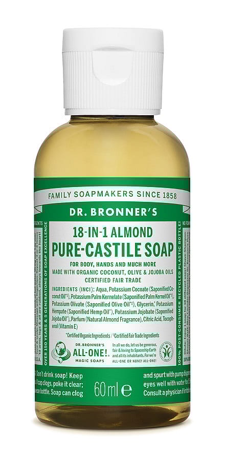 Dr. Bronner's Castile Soap Almond 60 ml