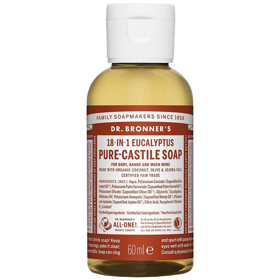 Dr. Bronner's Castile Soap Eucalyptus 60 ml