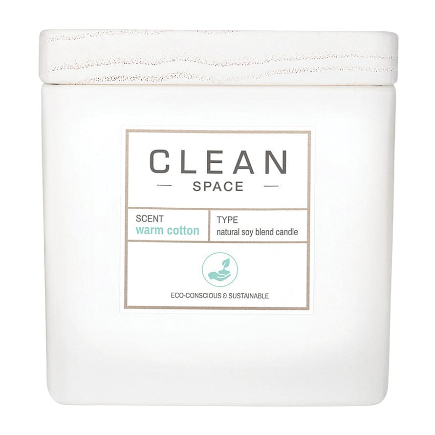 Clean Space Scented Candle Warm Cotton