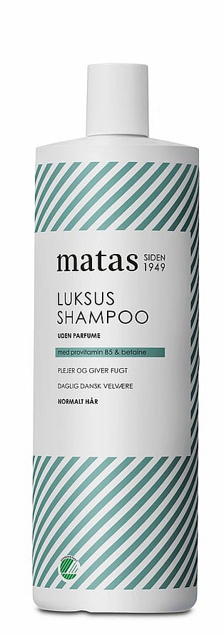 Matas Striber Luksus Shampoo til Normalt Hår Uden Parfume 1000 ml