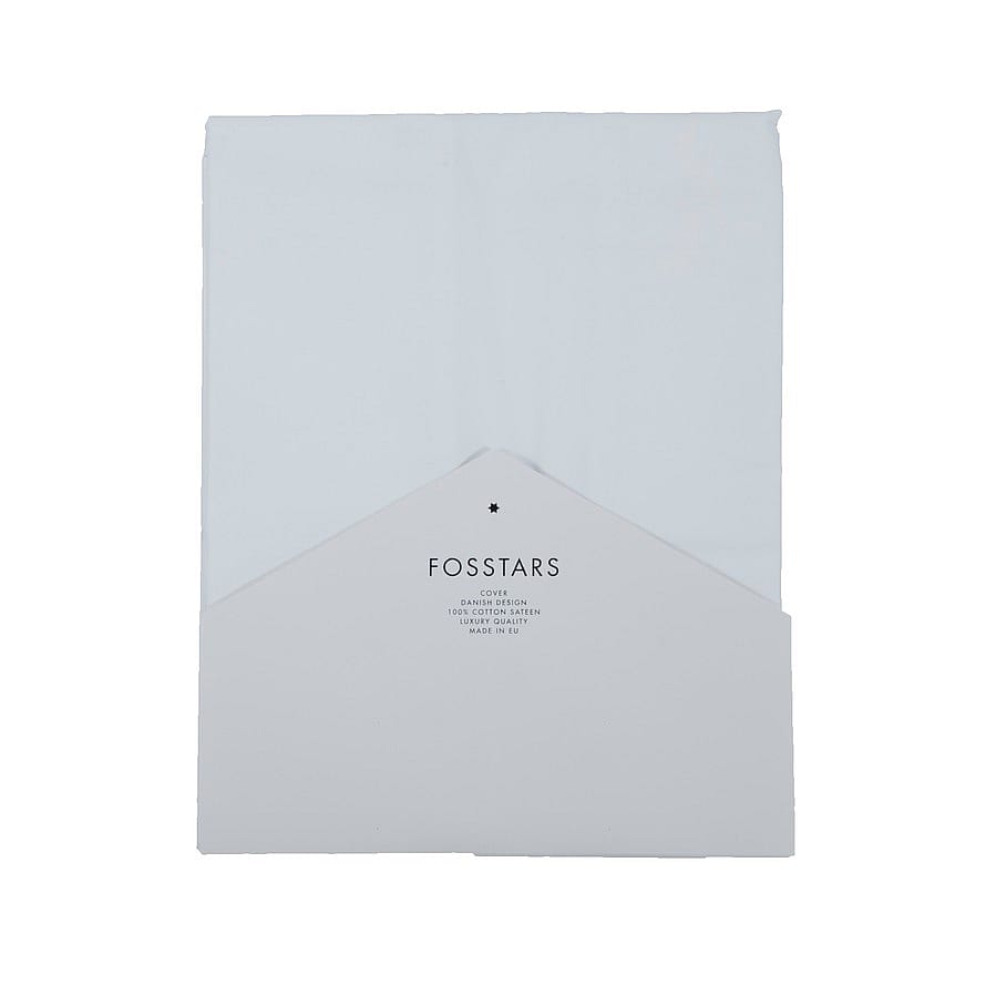 Fossflakes Betræk Comfort-I Junior Bomuldssatin Hvid