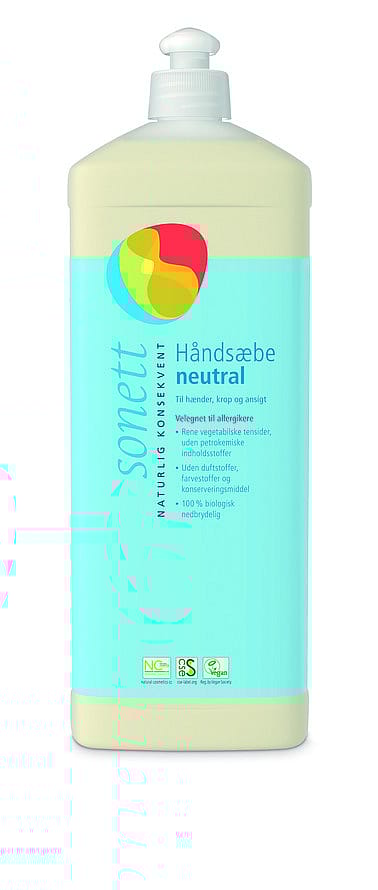 Sonett Håndsæbe Neutral Flydende 1 L
