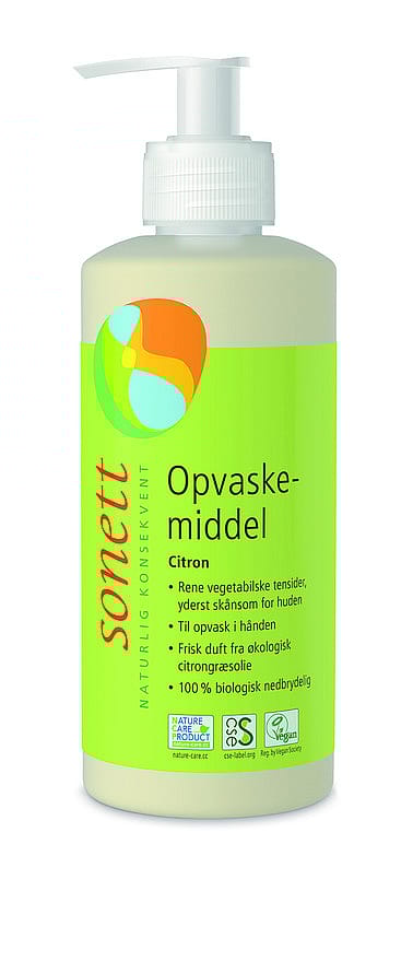 Sonett Opvaskemiddel Citron 300 ml