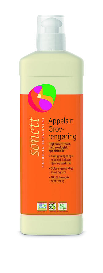 Sonett Grov-rengøring Appelsin 0,5 L