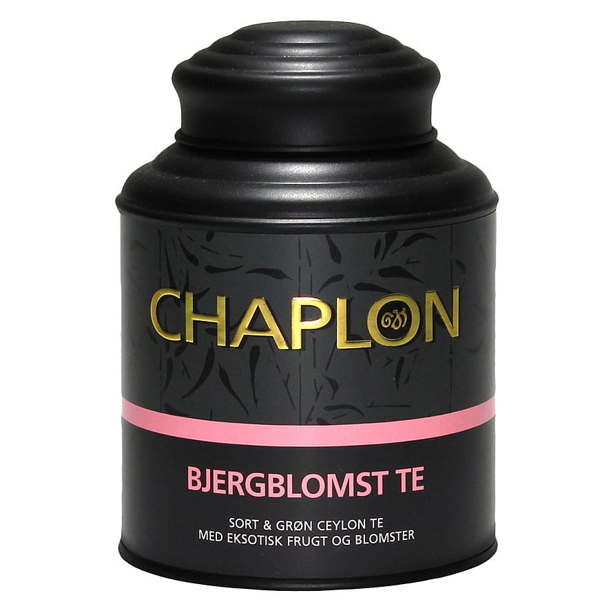 Chaplon Tea Bjergblomst Økologisk Sort & Grøn Te 160 g