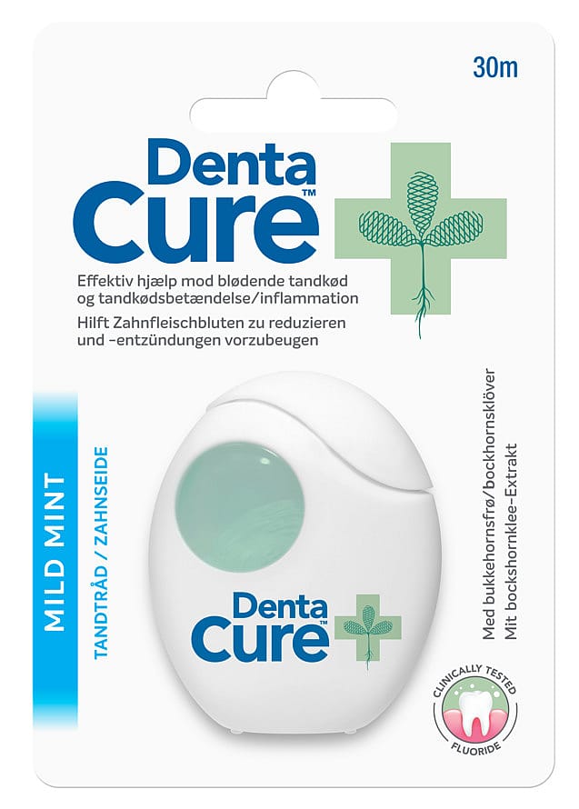 DentaCure Tandtråd Mild Mint m/Bukkehornsfrø 30 m