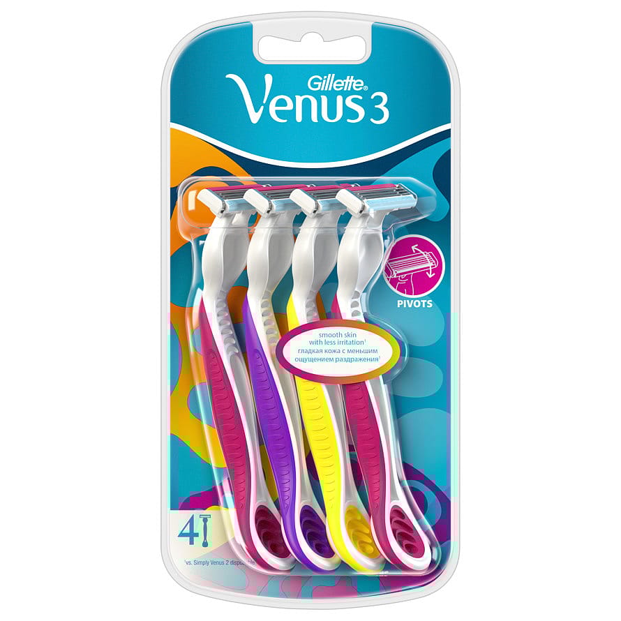 Gillette Venus3 Engangsskrabere 4 Stk