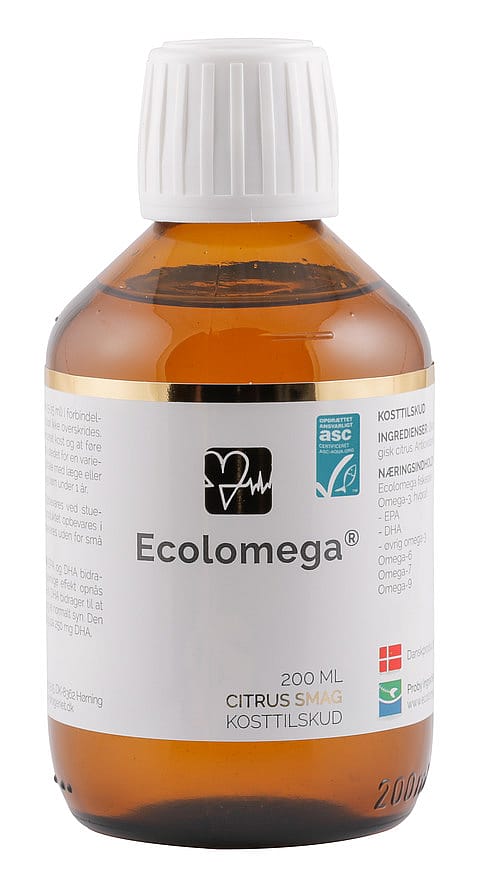 Ecolomega fiskeolie 200 ml