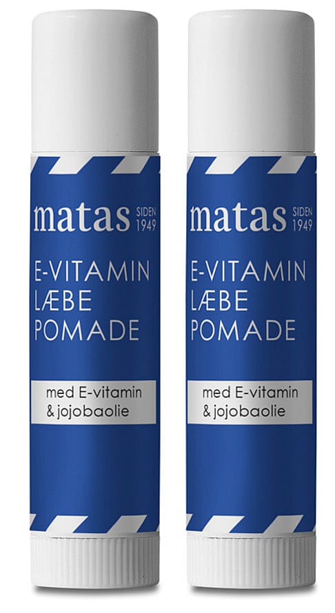 Matas Striber Læbepomade med E-vitamin 2 x 4 g