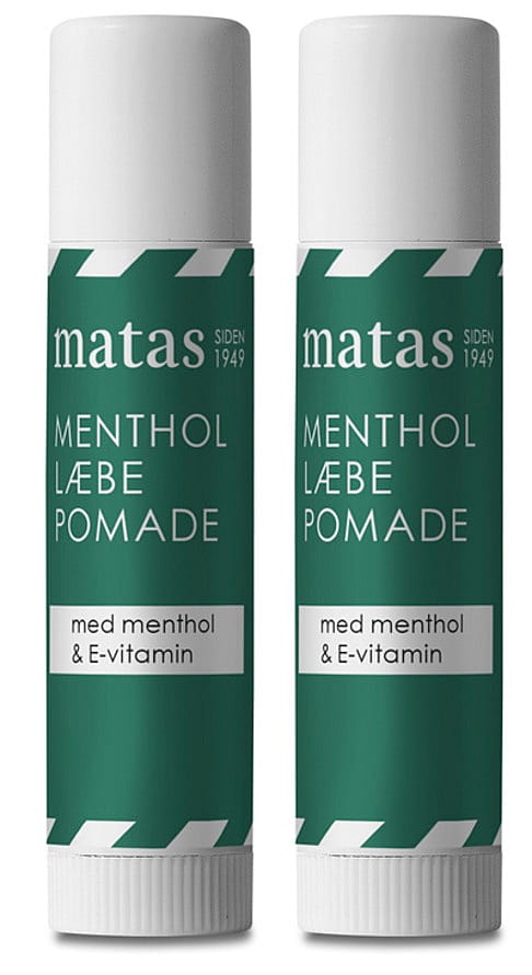 Matas Striber Menthol Læbepomade 2 x 4 g