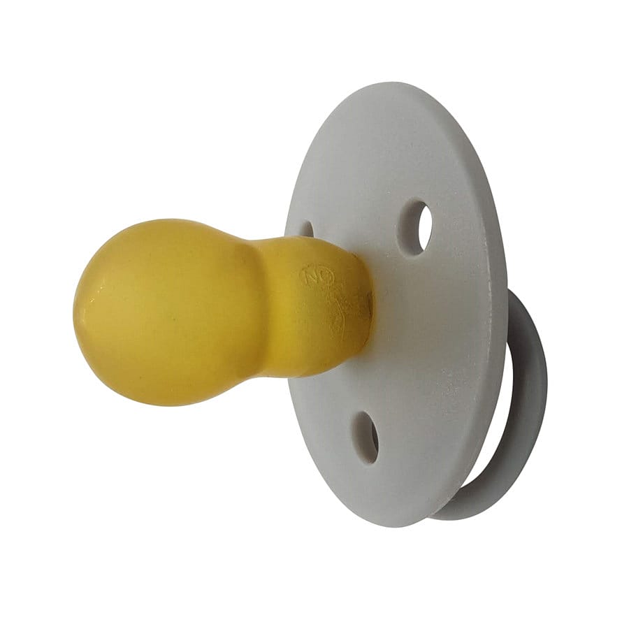 Mininor Sut Rund Latex 2-pak Grå 6 mdr.+