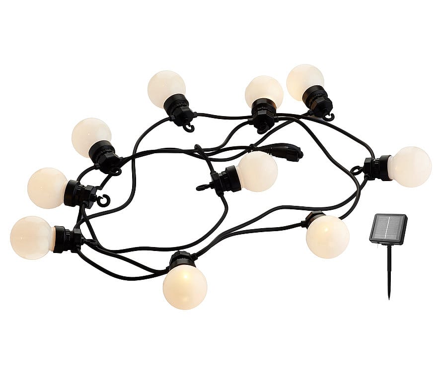 Sirius Lucas Solar Startsæt 10 Lys Mat Pærer