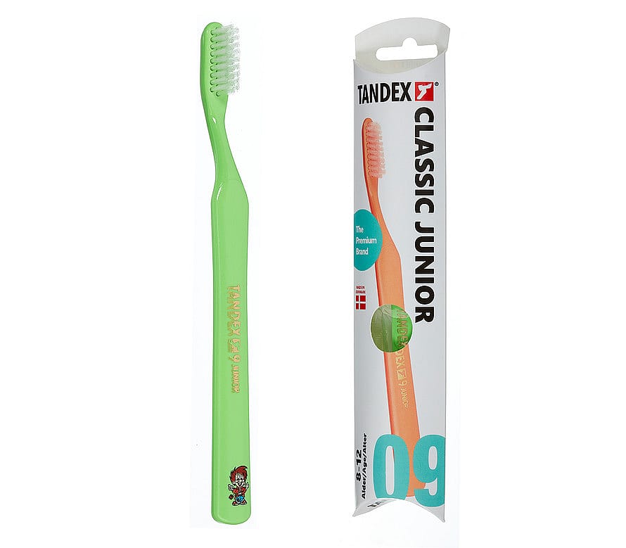 Tandex Classic Junior Tandbørste - Asst. 8-12 år, medium