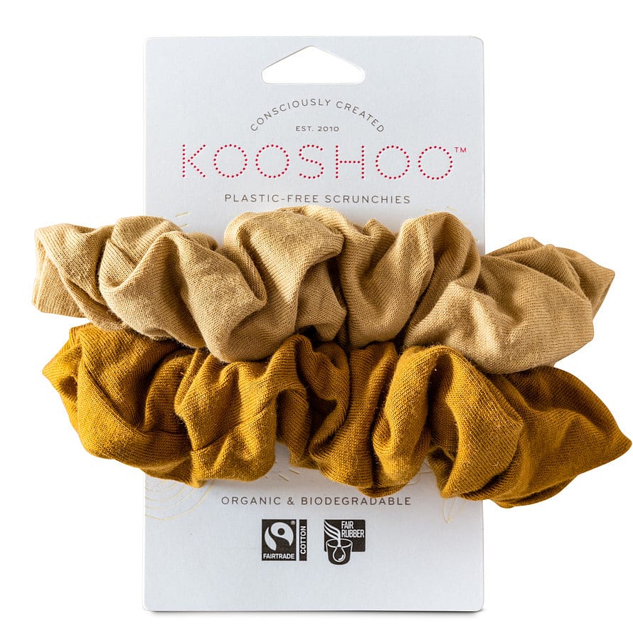 Kooshoo Scrunchie Gylden/Sand
