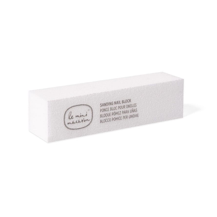 Le mini macaron Sanding Block Hvid