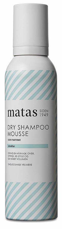 Matas Striber Dry Shampoo Mousse Uden Parfume 200 ml