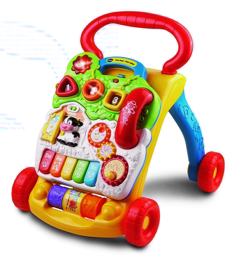 VTech Barnets Første Gåvogn Med dansk tale