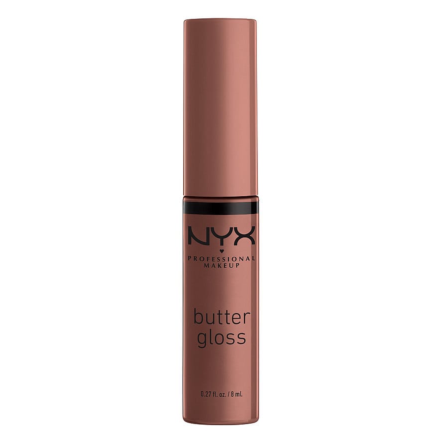 NYX PROFESSIONAL MAKEUP Butter Gloss Brownie Drip Neutral Light Brown