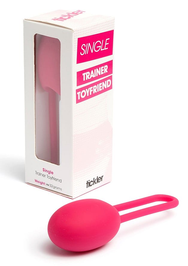 Tickler Trainer knibekugle – enkel Pink