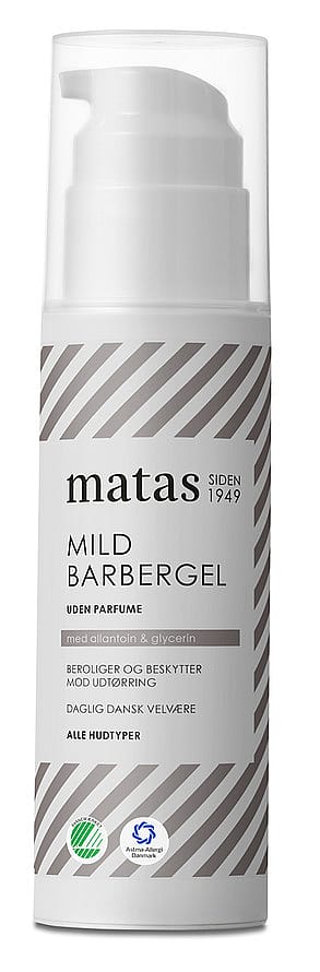 Matas Striber Mild Barbergel Uden Parfume 150 ml