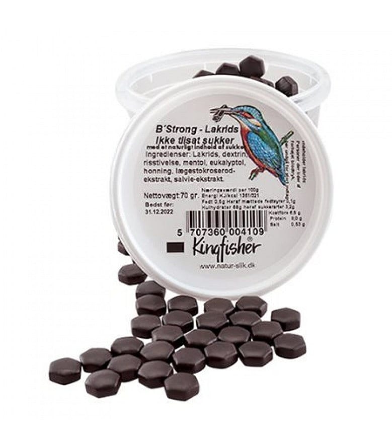 Kingfisher B´ Strong lakrids 70 g