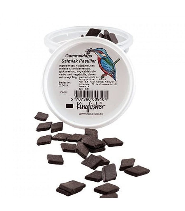 Kingfisher Gammeldags Salmiak Pastiller 75 g