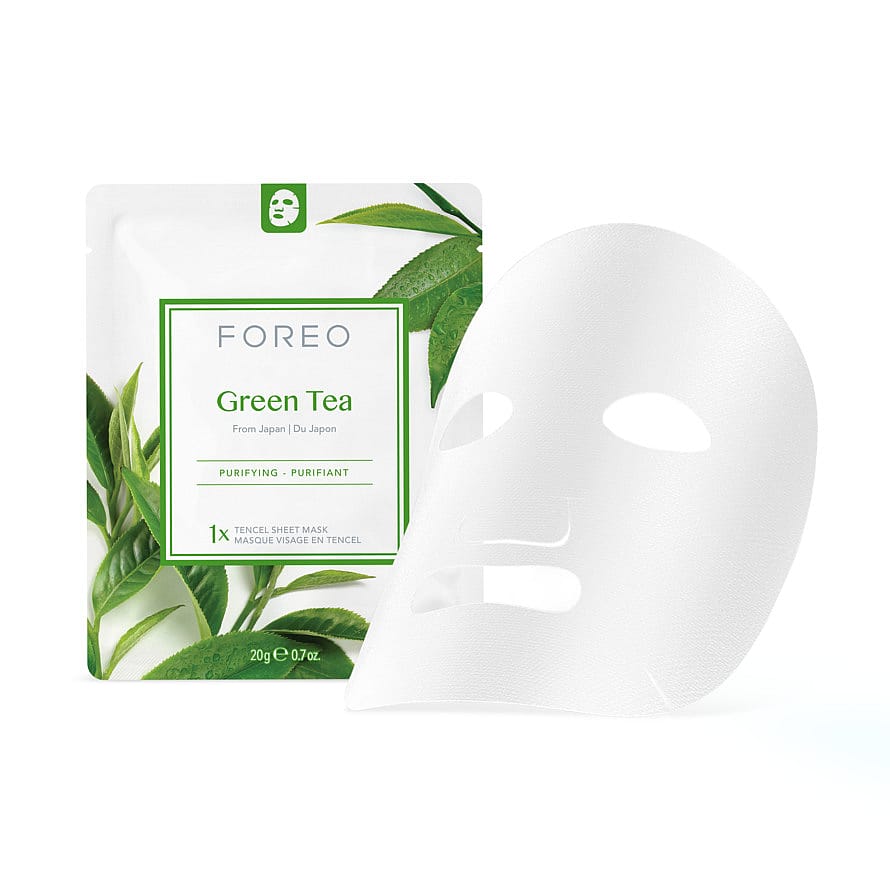 FOREO Farm to face Green Tea Sheet Mask 3 stk