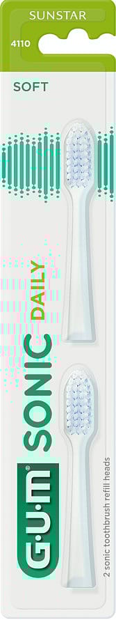 GUM Sonic Daily Børstehoveder 2 stk