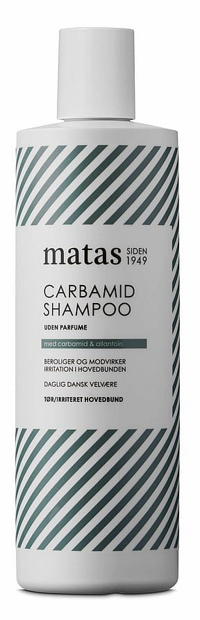 Matas Striber Carbamid Shampoo til Tør og Irriteret Hovedbund Uden Parfume 500 ml