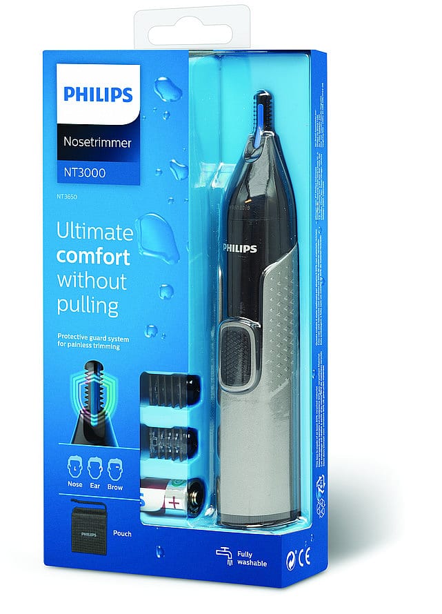Philips Næse-, Øre- & Øjenbrynstrimmer Series 3000 NT3650/16