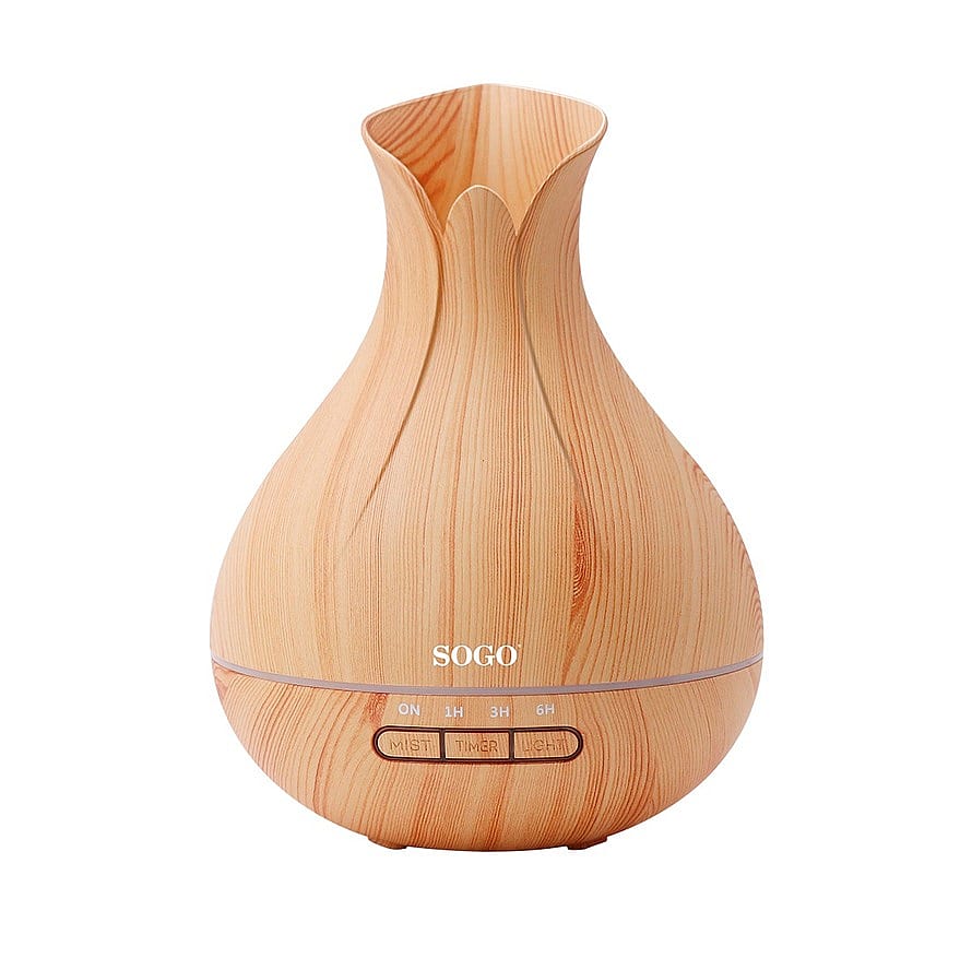 SOGO Elektrisk Befugter med Ledning Lysbrun