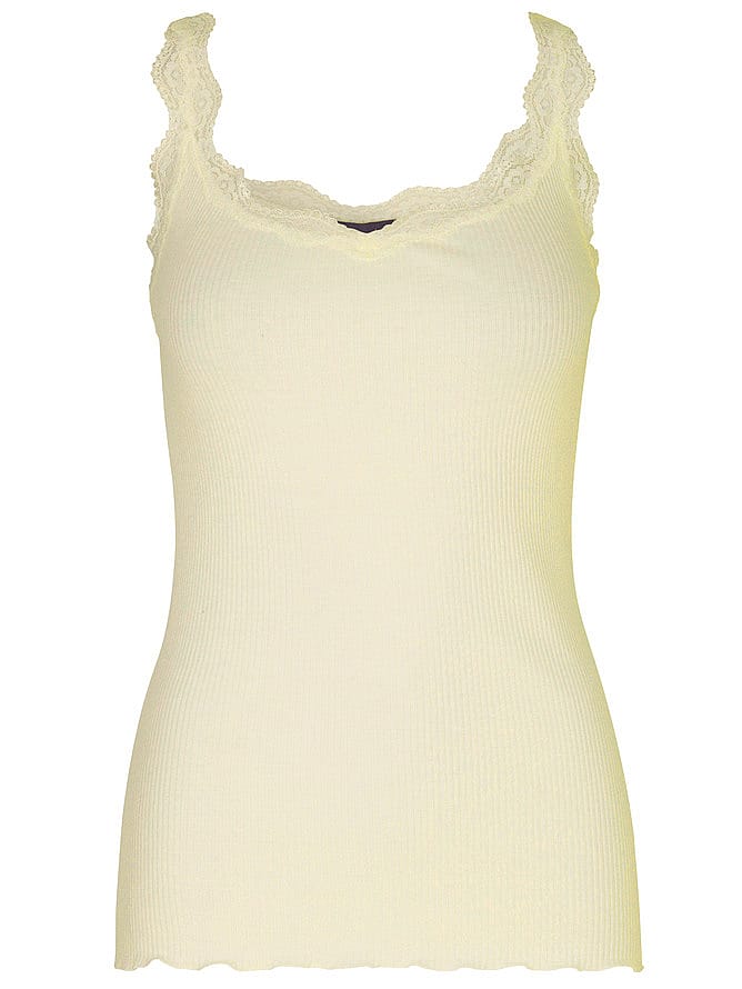 Rosemunde Organic Top Pale Yellow S