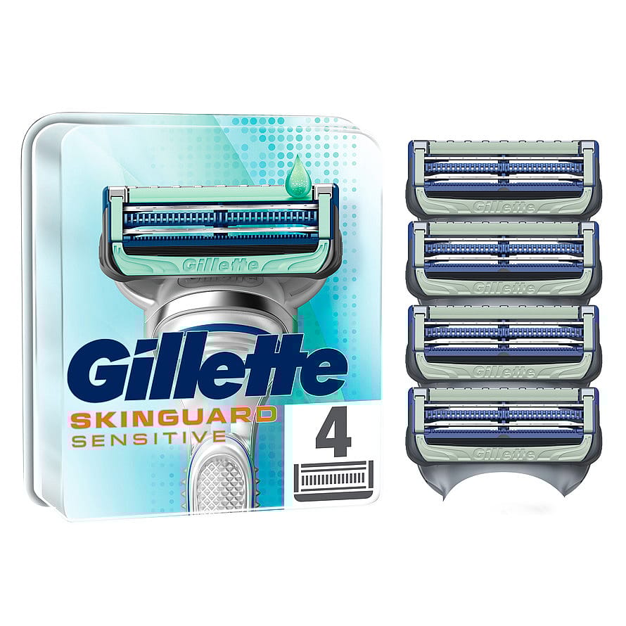 Gillette Skinguard Sensitive Barberblade 4 stk.