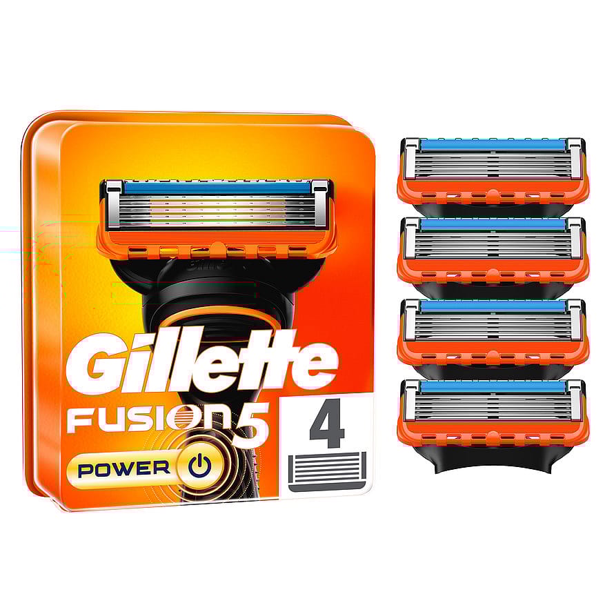 Gillette Fusion5 Power-Barberblade 4 stk.