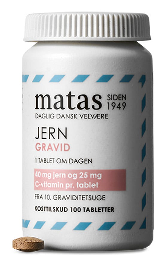 Matas Striber Jern Gravid 100 tabl.