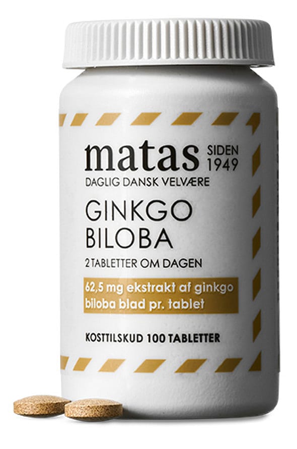 Matas Striber Ginkgo Biloba 100 tabl.