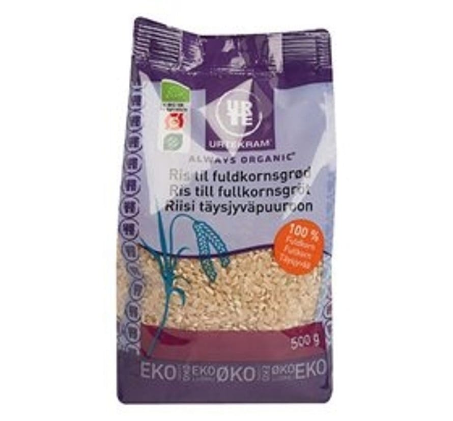 Urtekram Grødris fuldkorn Ø 500 g