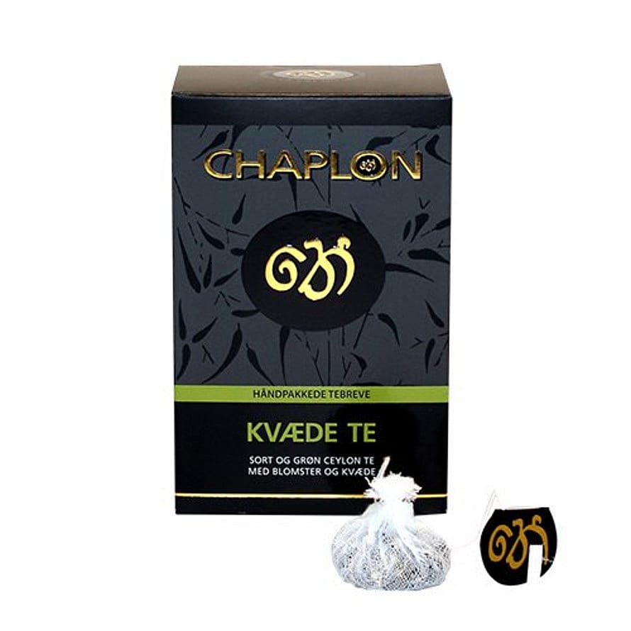Chaplon Tea Kvæde sort & grøn te Ø 15 breve
