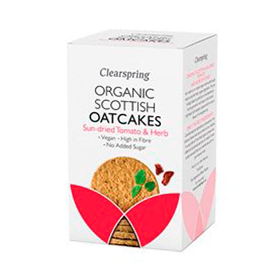 Clearspring Havrekiks soltørret tomater Ø 200 g