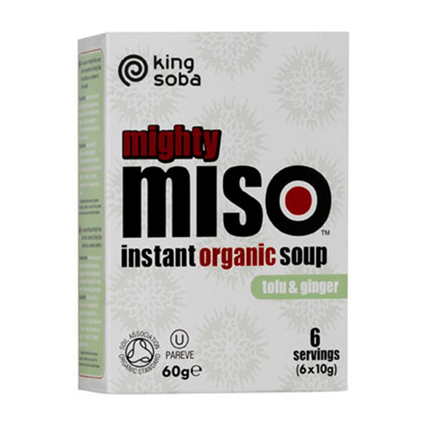 Clearspring Instant Miso suppe Tofu &  Ingefær Ø 60 g