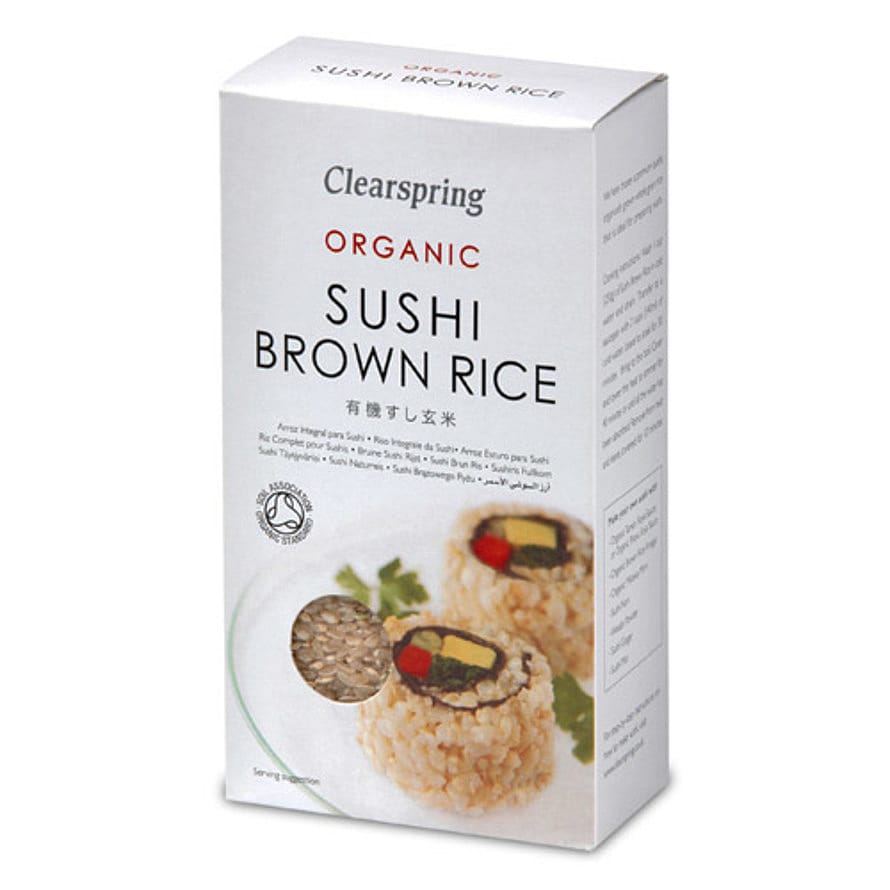 Clearspring Brune Sushi ris Ø 500 g